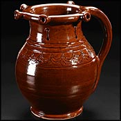 Puzzle Jug Brownware
